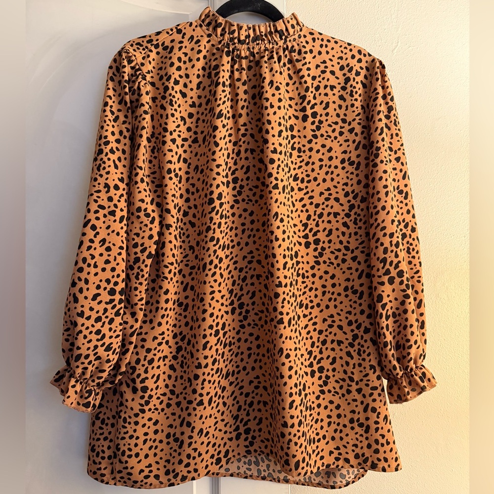 Leopard Print Blouse